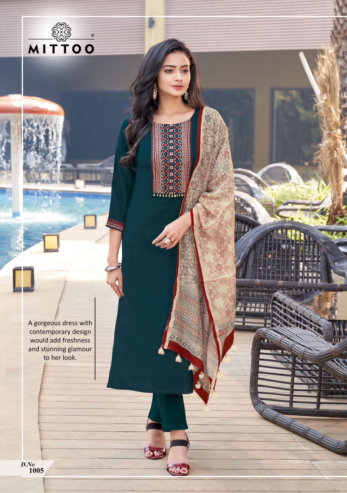 Mahima By Mittoo Readymade Designer Salwar Suits Catalog
